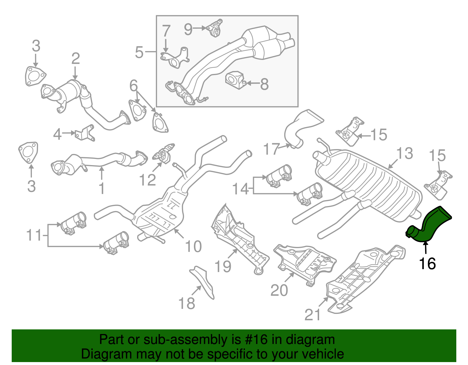 Tail Pipe Extension - Volkswagen (7L9-253-682-A)