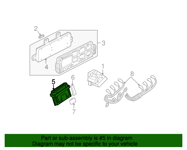 Powertrain Control Module, Remanufactured 19433895 GM