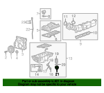 Engine Oil Filter Cap with Seal and Plug - GM (55573793)