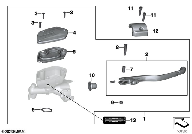 07129900913 - Isa Screw - M6X25-A2-70 2001-2020 BMW-Motorrad | BMW 