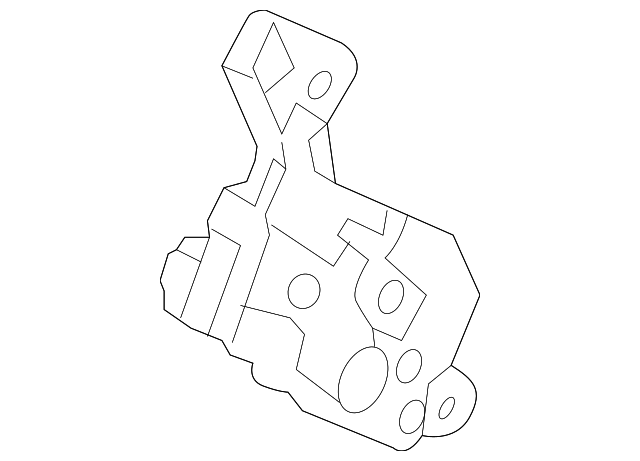 Genuine Hyundai 69510-A5000 Fuel Filler Door Assembly