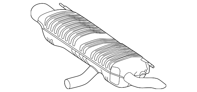 【ANGLAN】23FW★ [AG] Reversible Padded Muffler Genuine OEM Rear Muffler | 167-490-74-06 | Fits Select 2020