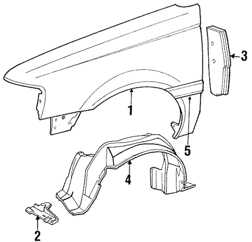 Molding Strip - Ford (E86Y-16A039-BA)