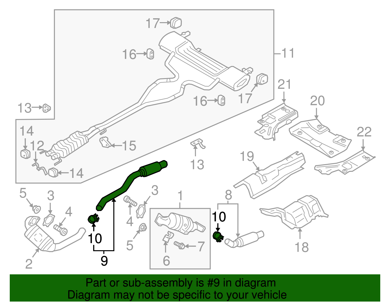 Front Pipe - Ford (GD9Z-5G203-C)