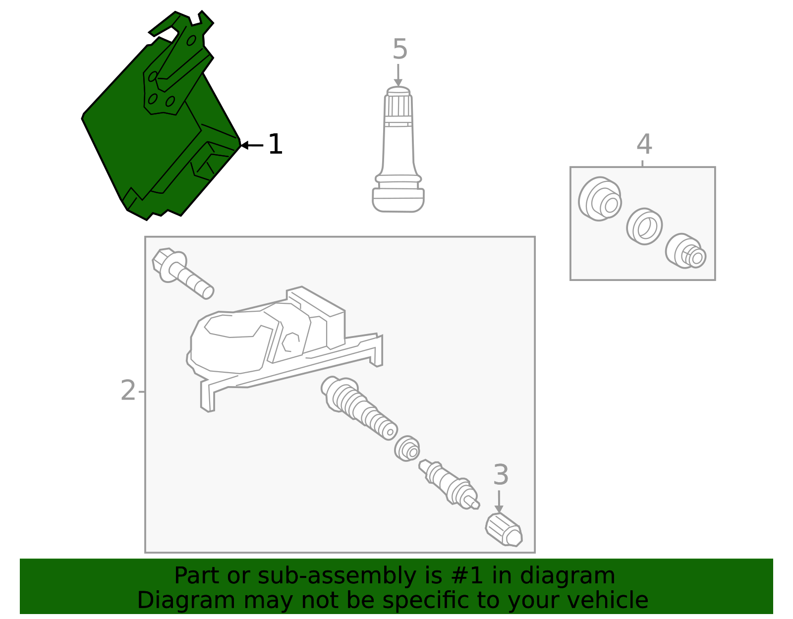 Tire Pressure Monitoring System (TPMS) Receiver - Toyota (897A0-02210)