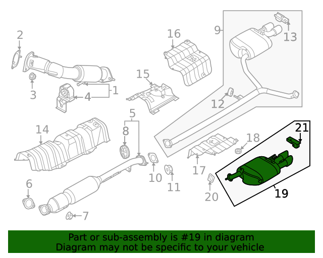 2022 Kia K5 Muffler 28710L3900