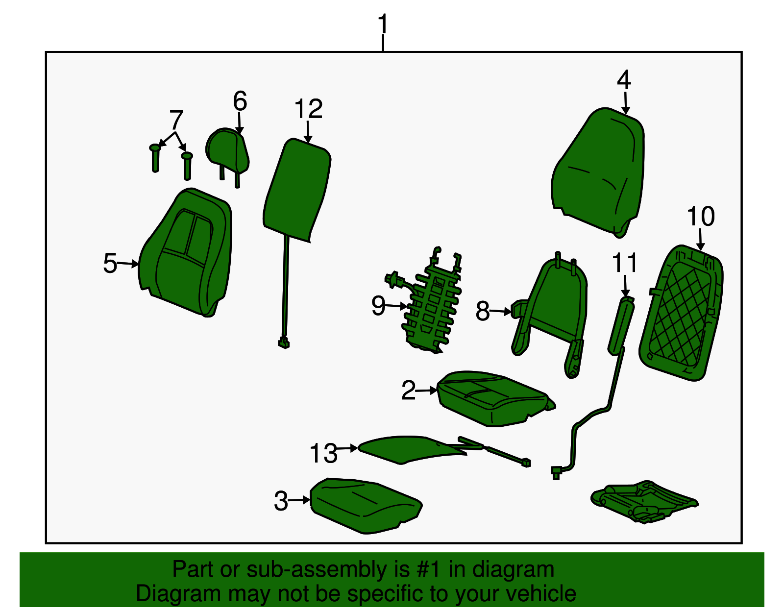 Seat - GM (96844459)