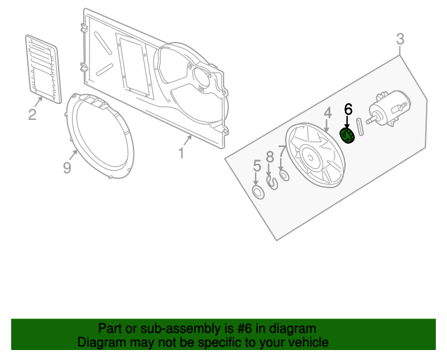 Fan Blade Inner Bushing 191-959-473