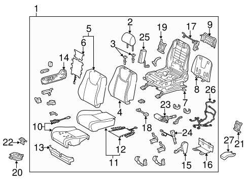 TOYOTA Genuine 71072-0E270-B2 Seat Cushion Cover