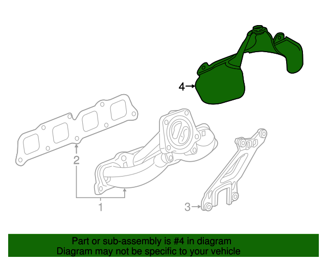 25201612 Exhaust Manifold Upper Heat Shield 20132023 GM Chevrolet