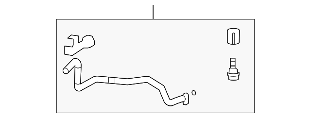 Motorcraft™ A/C Refrigerant Suction Hose - Ford (YF-37249)