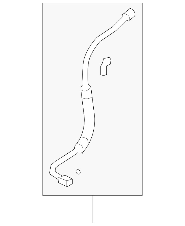 Motorcraft™ A/C Refrigerant Liquid Hose - Ford (YF-37282)