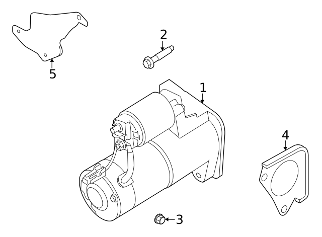 2020-2023 Nissan Frontier Starter 23300-9BT0A | Coulter Nissan Parts