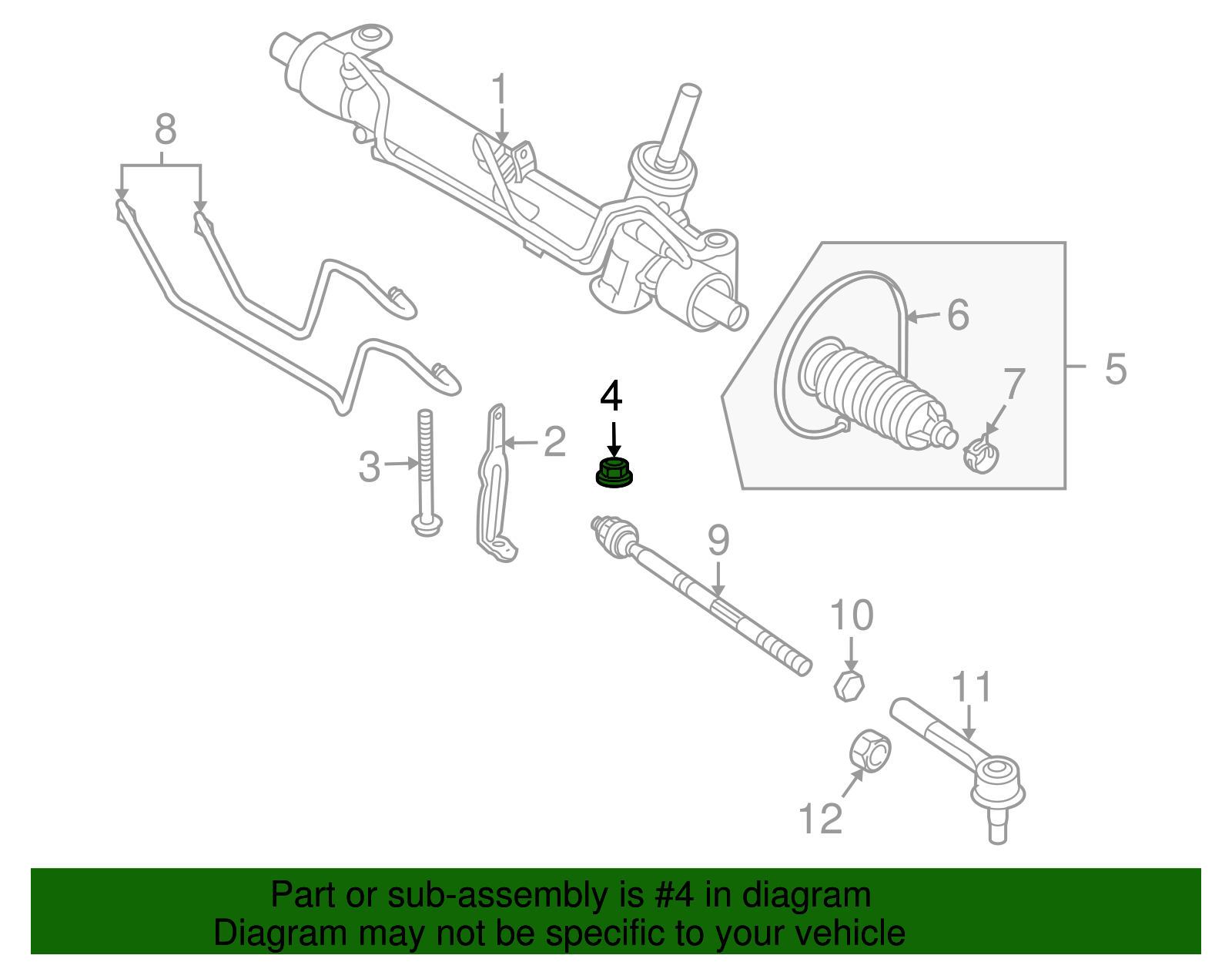 Multi-Purpose Nut - GM (11074604)