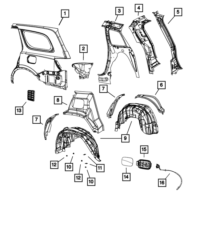 20142022 Mopar OEM NEW 1420 Mopar Jeep Grand Cherokee Dodge Durango