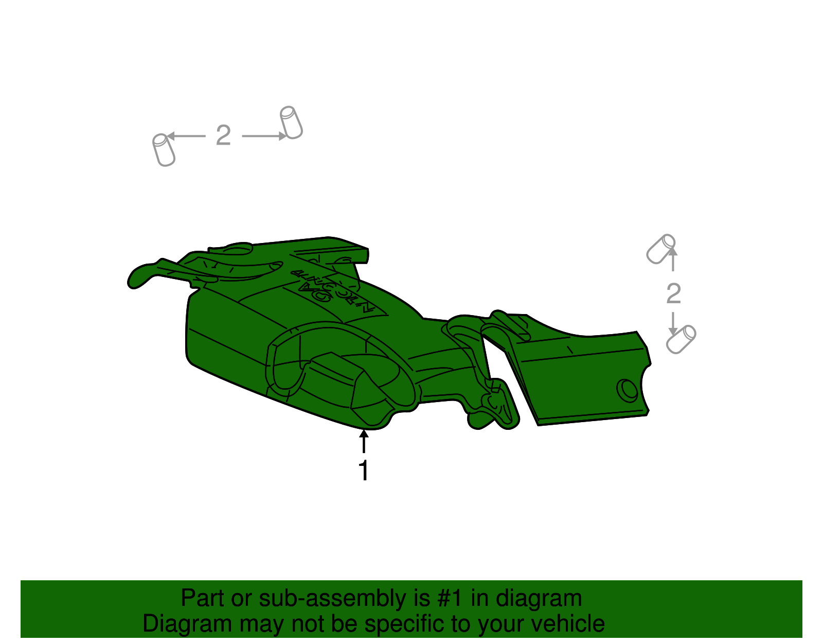 Cover Assembly - Ford (XW4Z-6A949-AA)