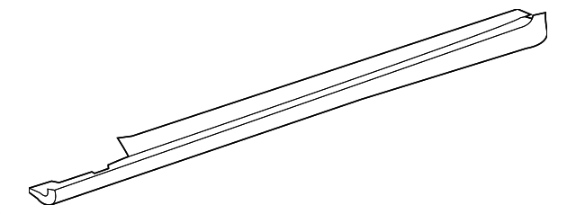 205-698-01-54-9999 - Rocker Molding 2015-2021 Mercedes-Benz 