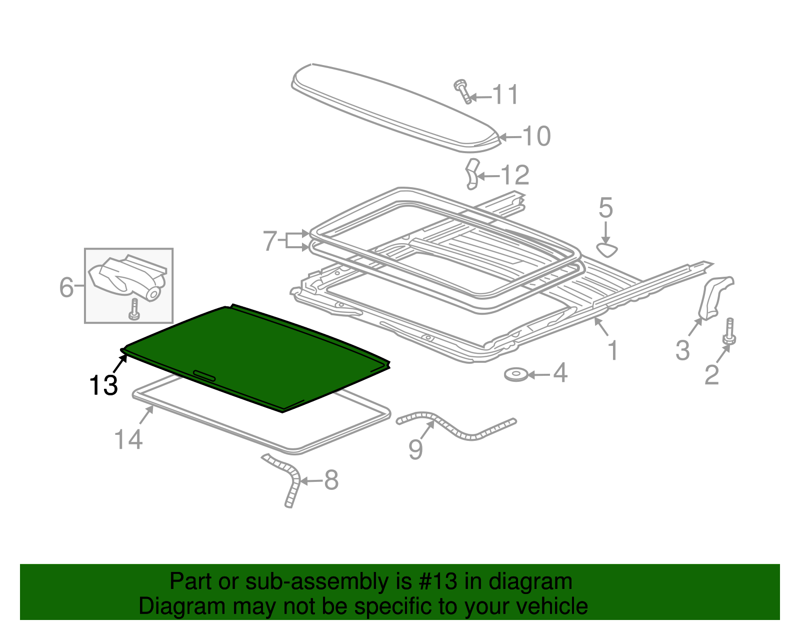F Sunshade - GM (25810300)