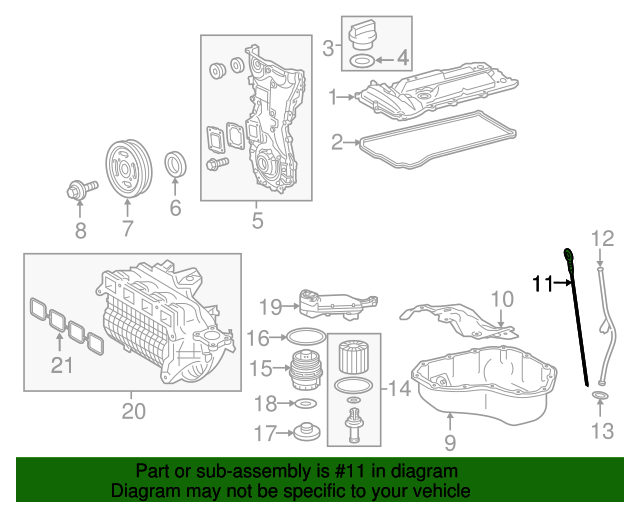 153010V020 Engine Oil Dipstick 20092018 Toyota nashuatoyota