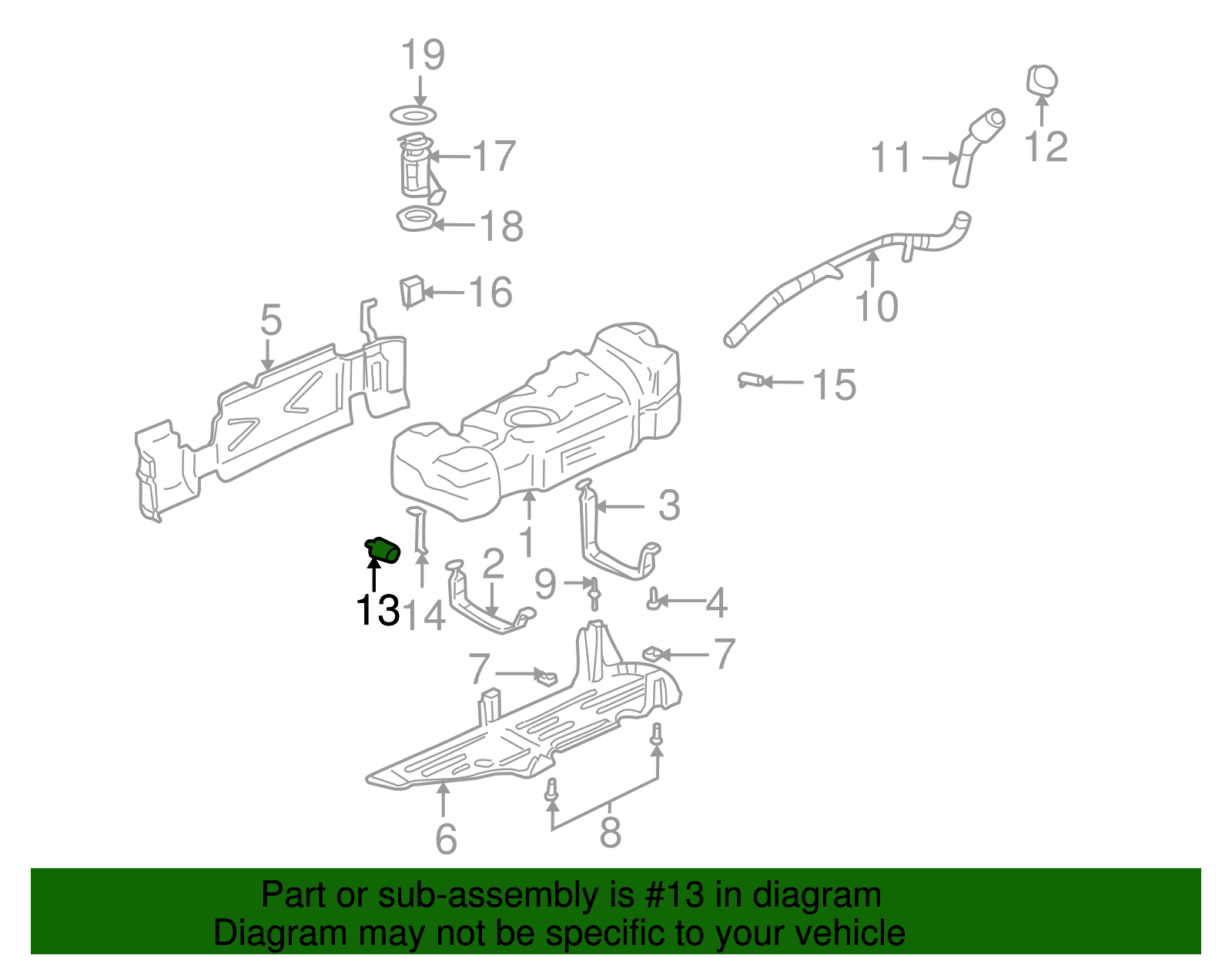 Fuel Filter - GM (19368932)