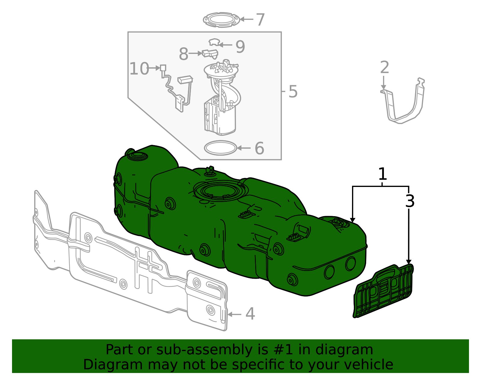 2021-2024 GM Tank 85563730 | QuirkParts