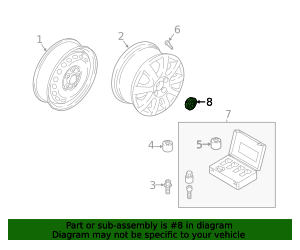 5G0-601-171-XQI - Wheel Cap 2015-2024 Volkswagen | AutoNation Parts