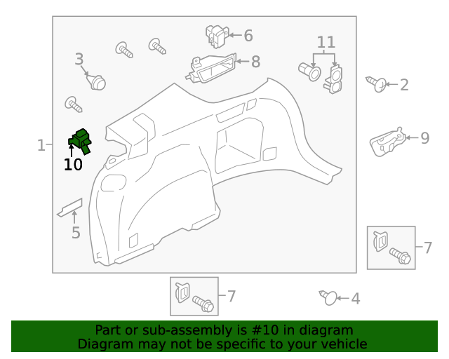 20102023 Subaru Outback Lock 94078AG02AVH Subaru Parts Store