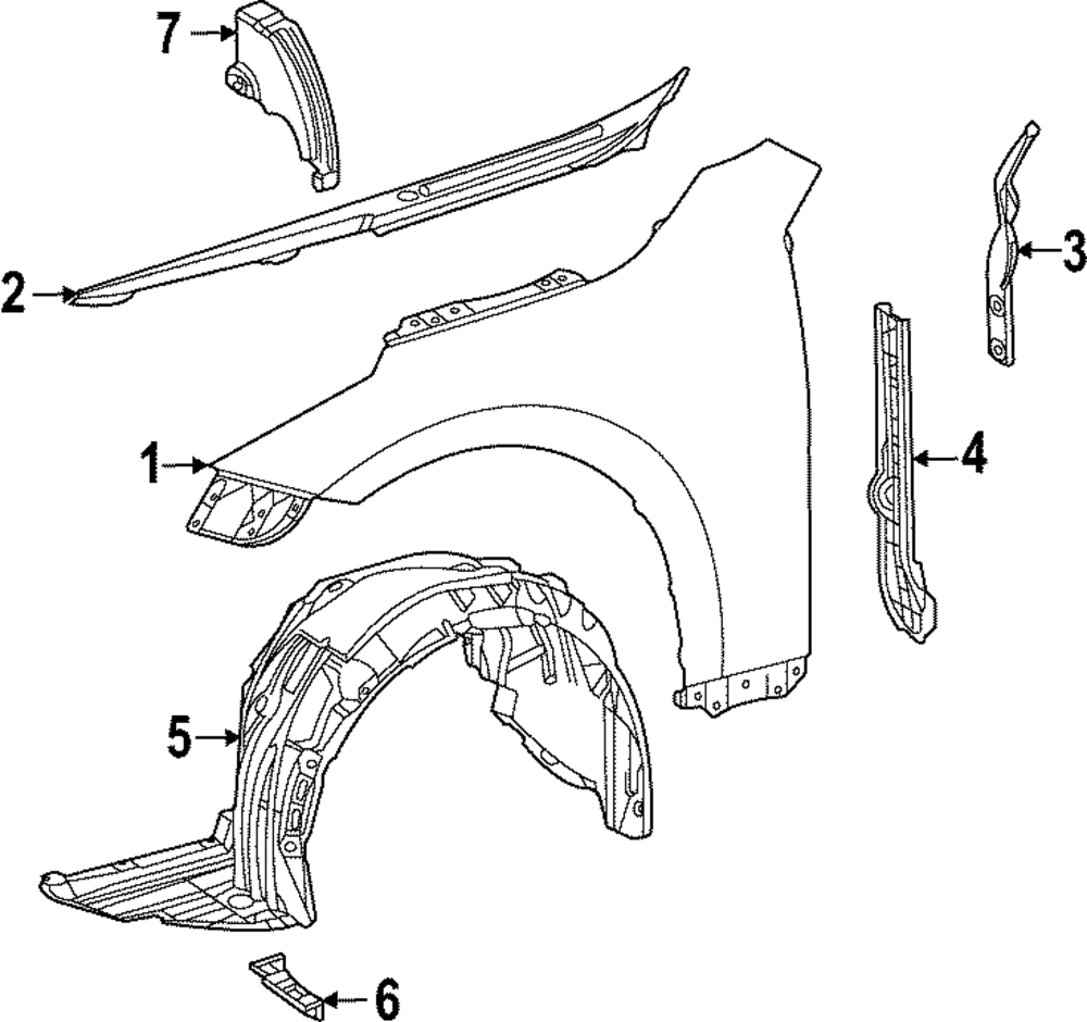 Fender Liner - Toyota (53806-62020)
