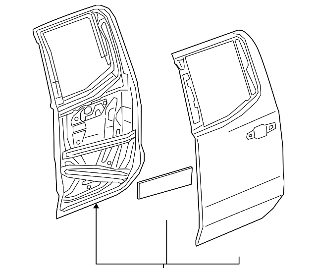 20192023 GM Rear Driver Side Door 86817879 XportAuto