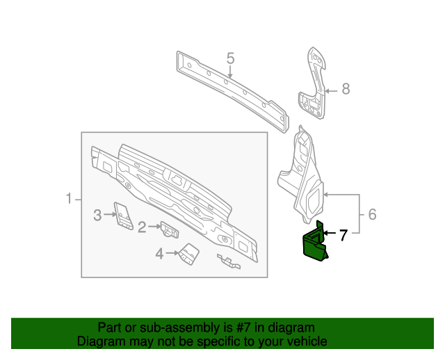 Retaining Bracket 1K6-809-235-A