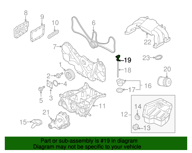 20012022 Subaru Engine Oil Dipstick Tube ORing 806908080 Subaru
