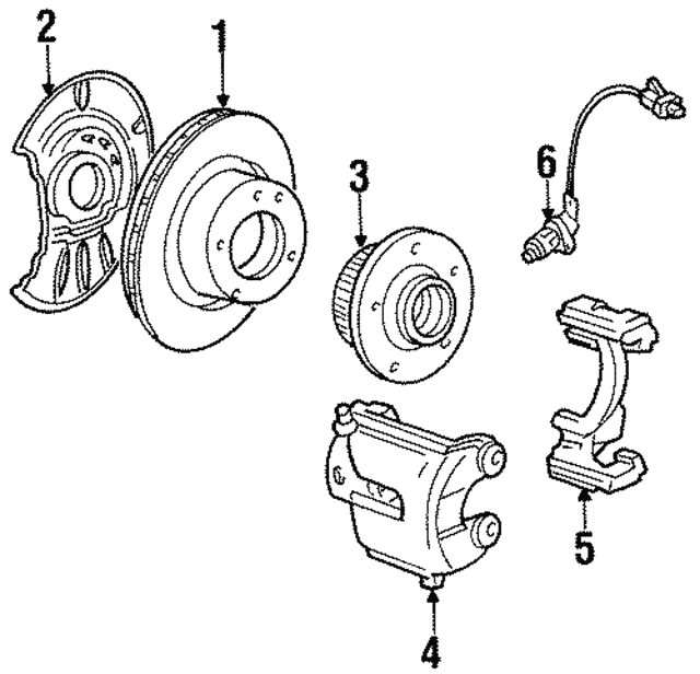 34111161178 - 1993-1997 BMW Caliper (34-11-1-161-178) | BMW of 