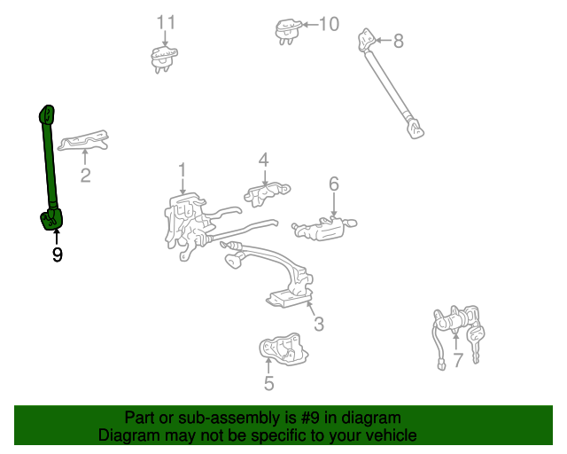 thumbnail image 2 of AM Autoparts Liftgate Lift Support Strut Set For 1996-2002 Toyota 4Runner (Set Of 2) 2 of 3