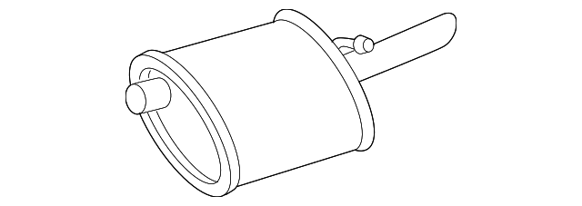 Muffler W/Tailpipe - Buick (25738946)