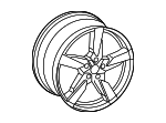 Wheel, Alloy - Audi (8S0-601-025-BH)