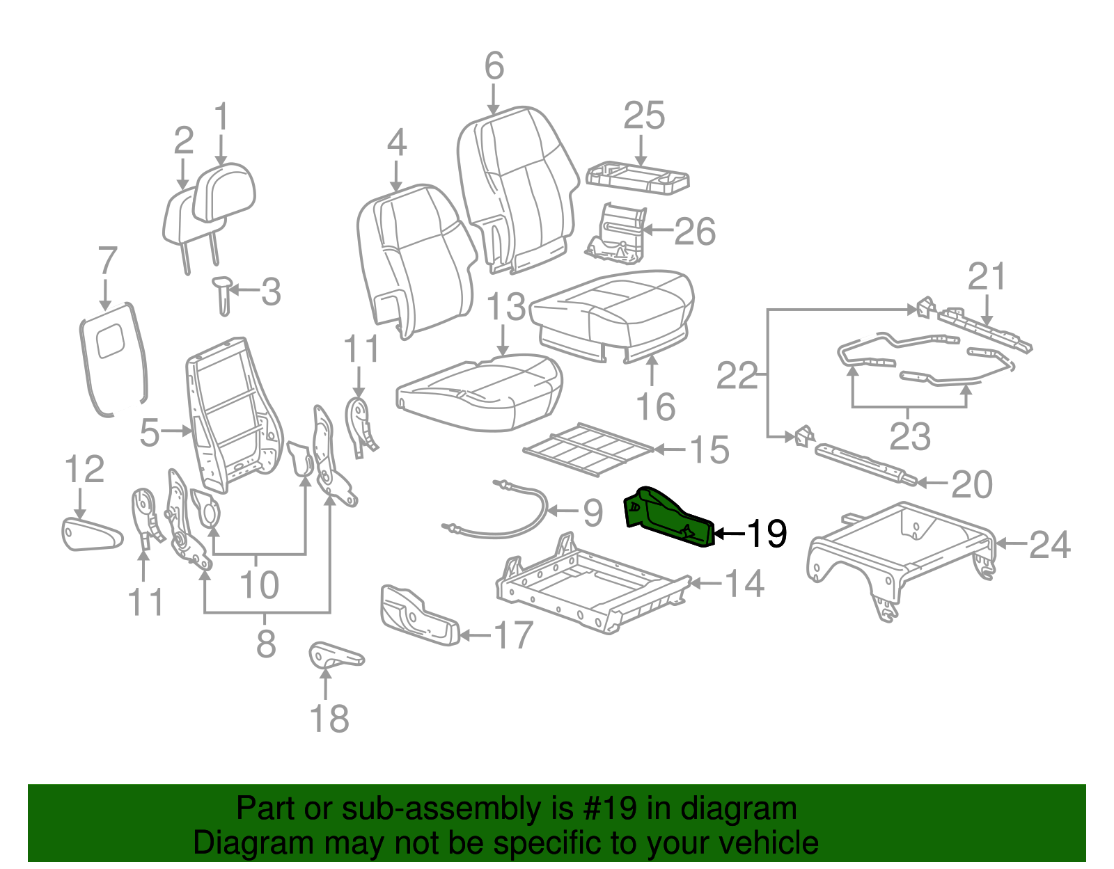 Inner Finish Panel - GM (88896722)