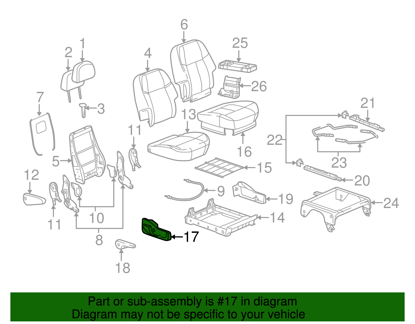 Outer Finish Panel - GM (88896739)