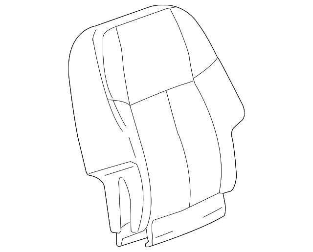 Cover Assembly, R/Seat Black Cushion                *Gray - GM (89043060)