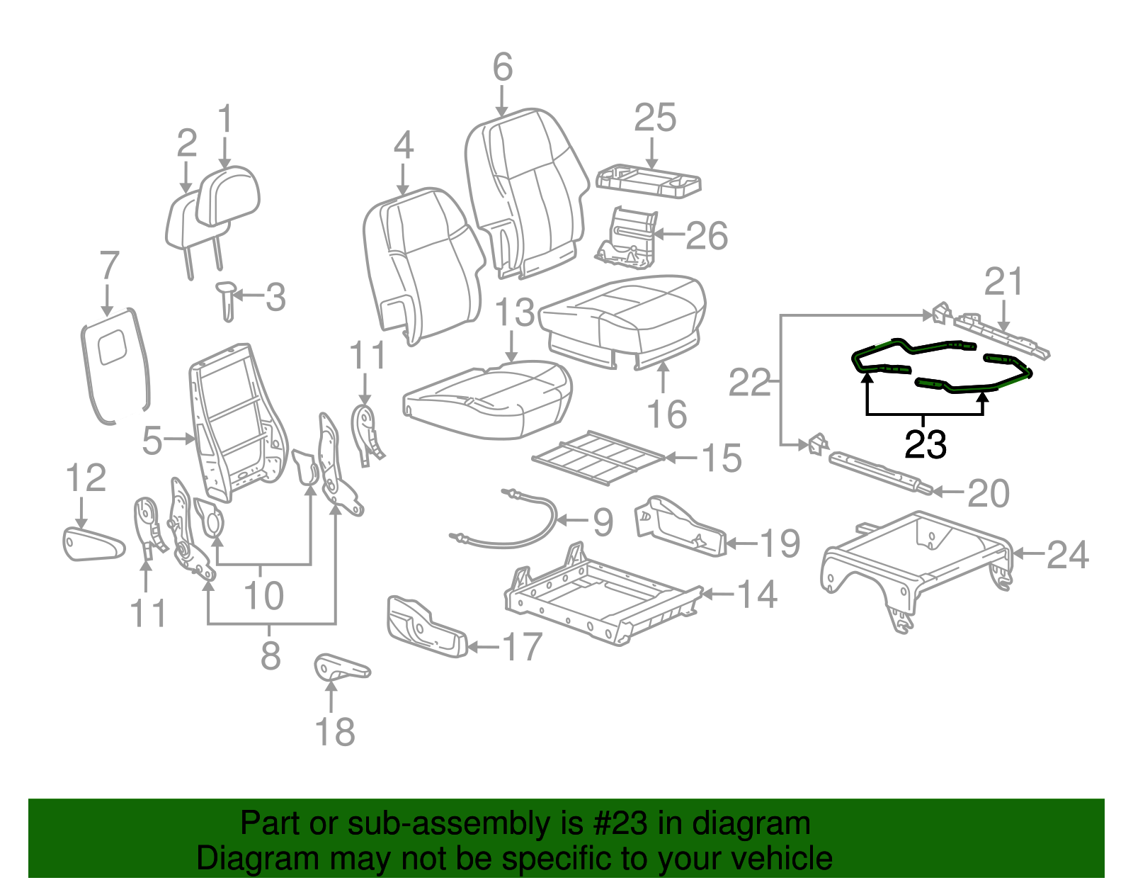 Adjust Bar - GM (88896662)
