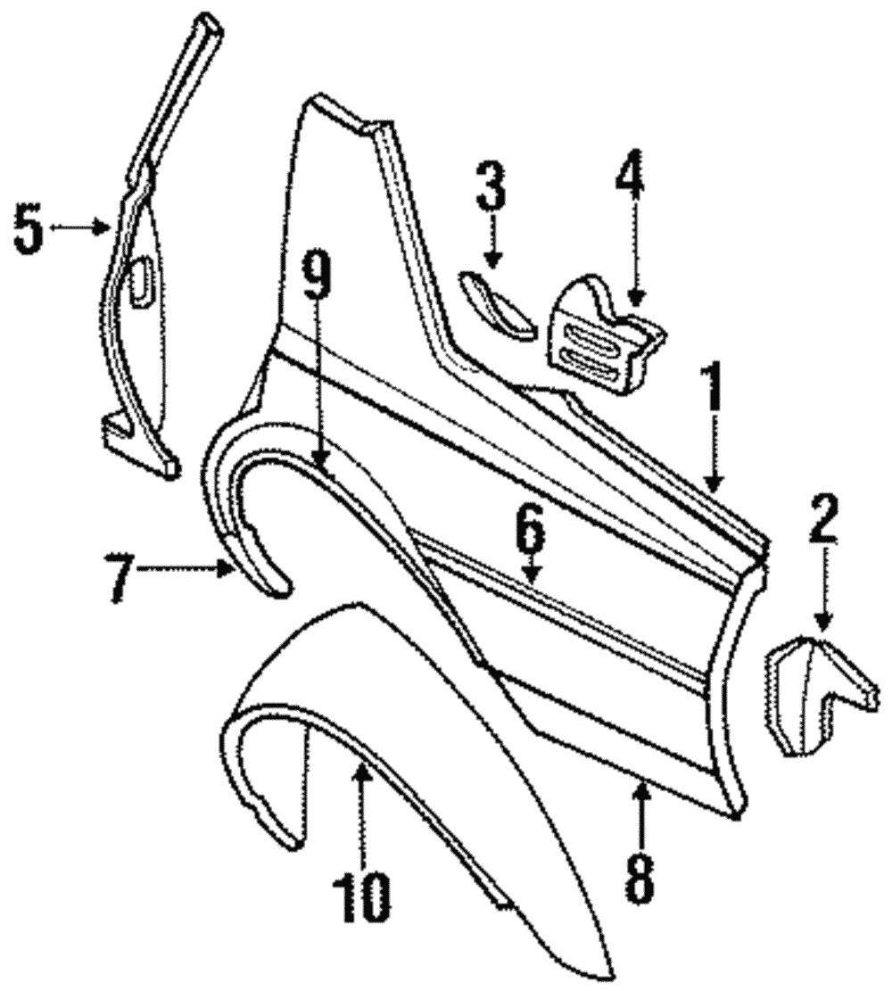 Back Glass Filler - GM (20099037)