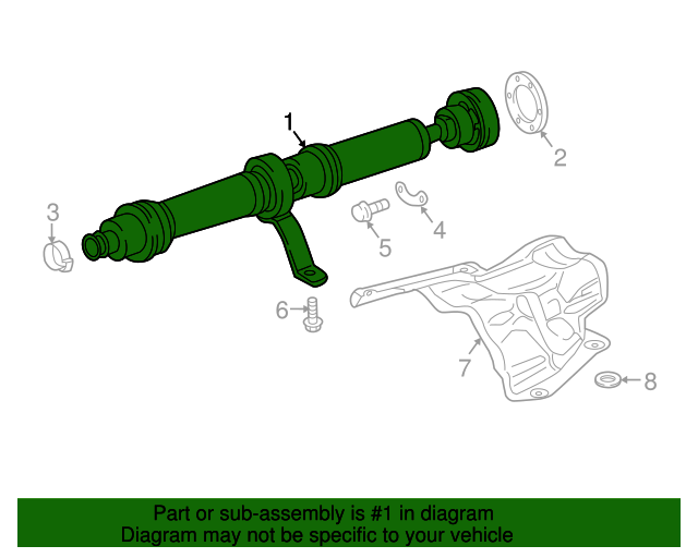 4M0521101 Drive Shaft 20172018 Audi Q7 Audi Parts Store