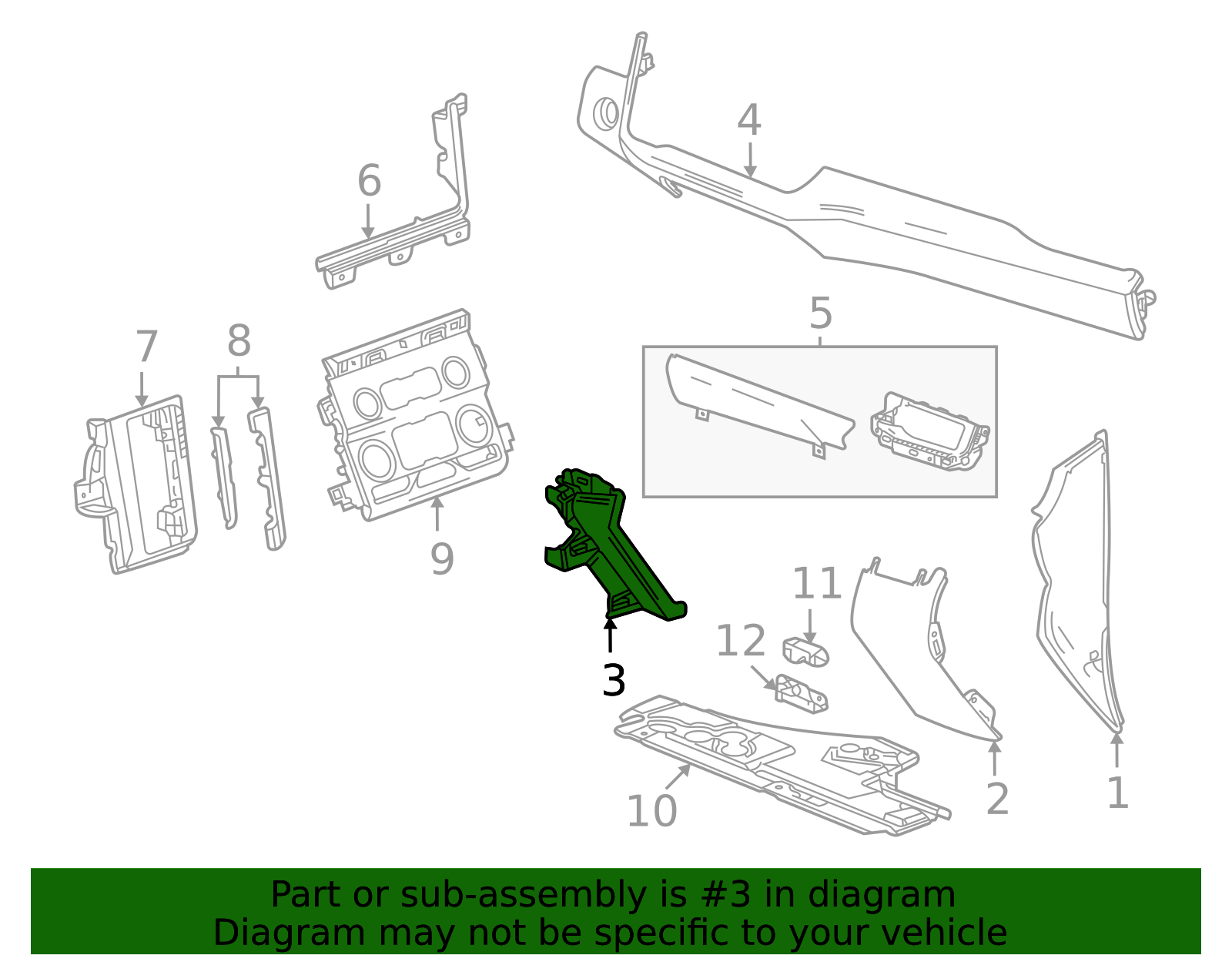 Lower Trim - GM (84312143)