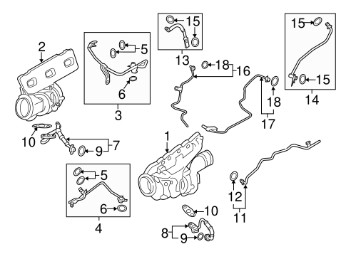 Turbocharger & Components for 2015 Porsche Macan Porsche Chandler Parts