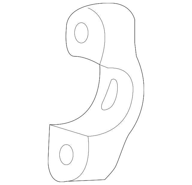 20142019 Chevrolet Corvette Rear Suspension Stabilizer Shaft Clamp 20959449