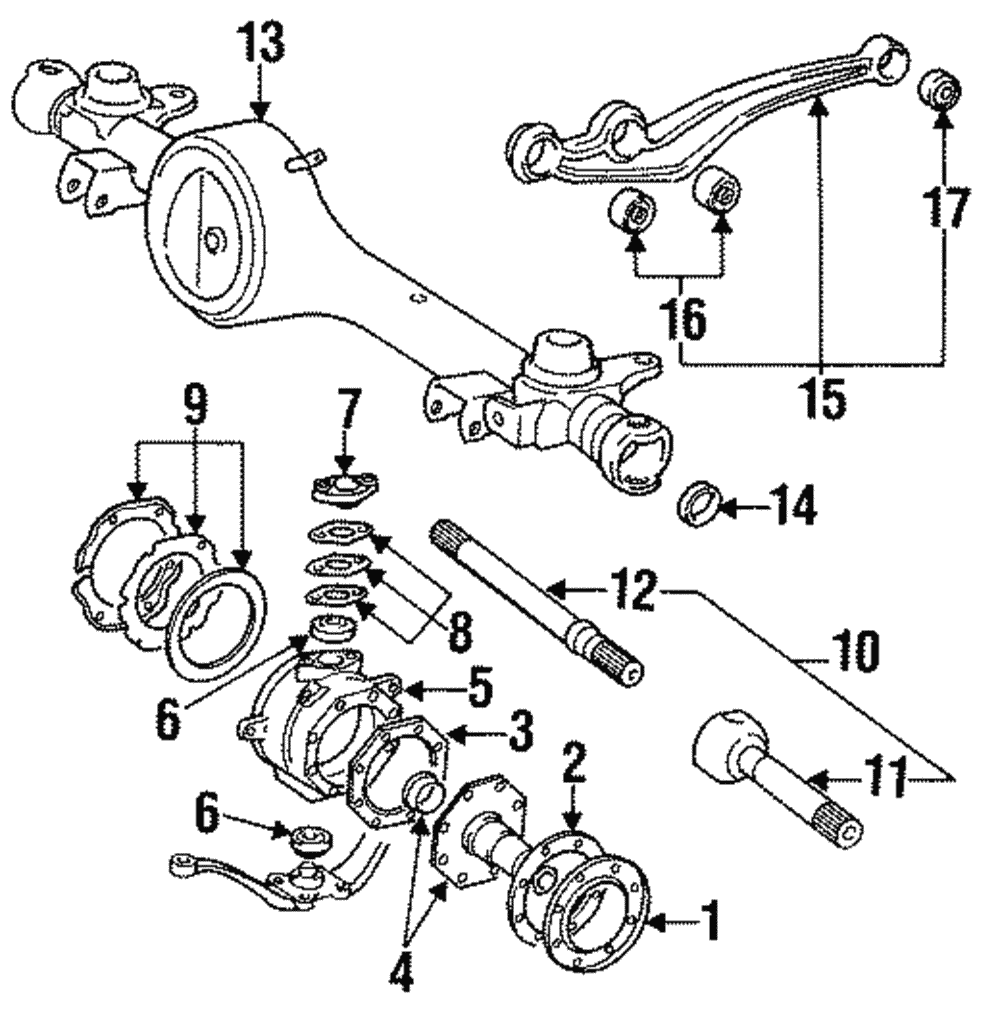 Inner Axle Shaft - Toyota (43411-60090)