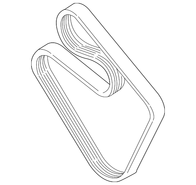 11287520072 19912005 BMW Power Steering Belt (11287520072) BMW