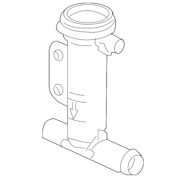 20042015 GM Intercooler Coolant Reservoir 25884797 GM