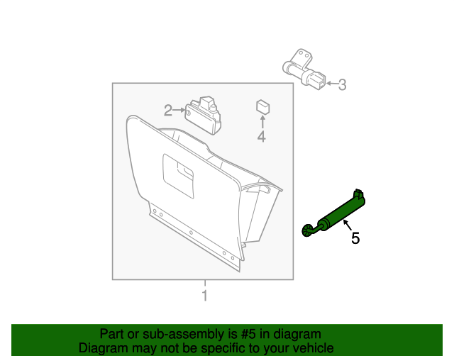 20032017 Ford Glove Box Support 2L7Z7806200AA Varsity Ford