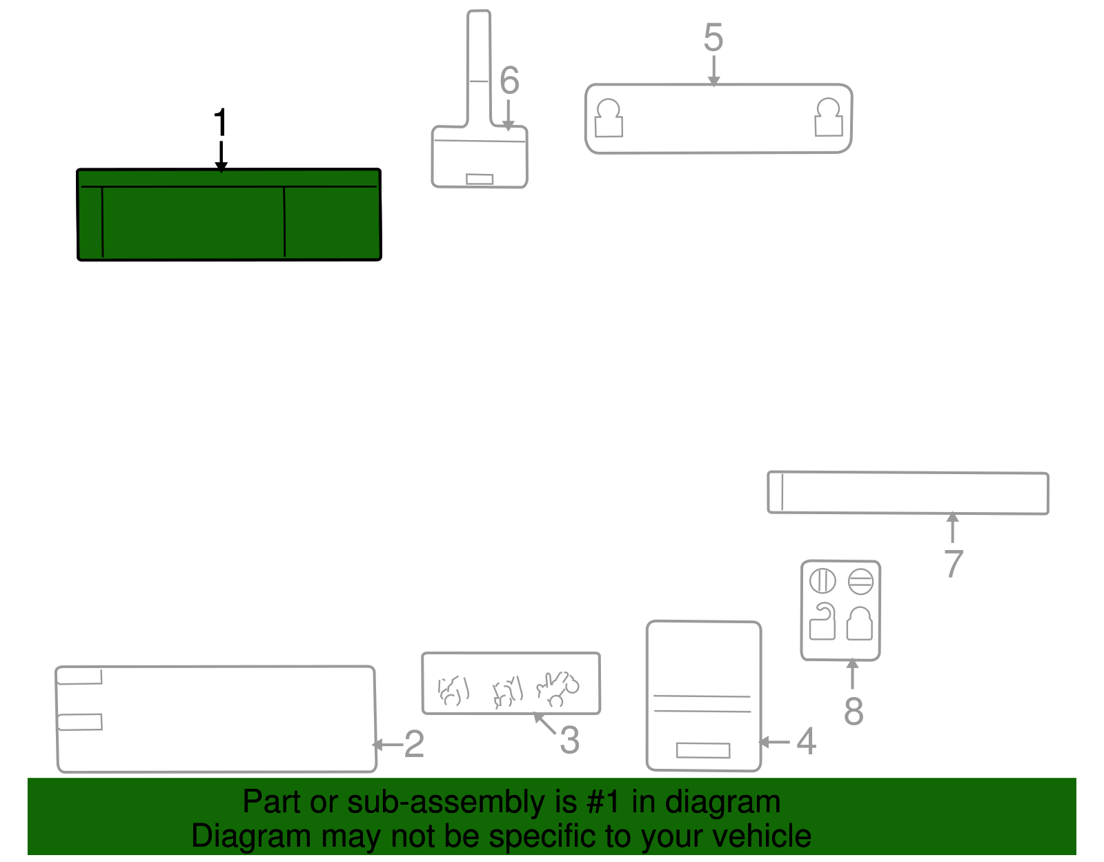Vehicle Emission Control Information Label - GM (12575805)