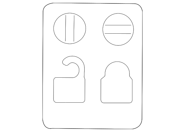 Jack Usage Label - GM (15172309)